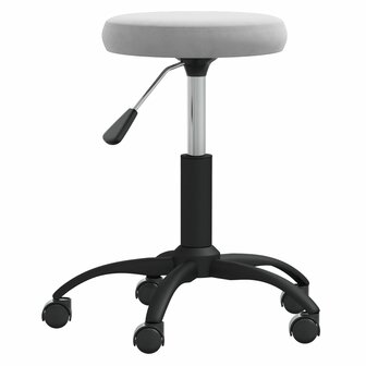 Massagekruk fluweel lichtgrijs 2