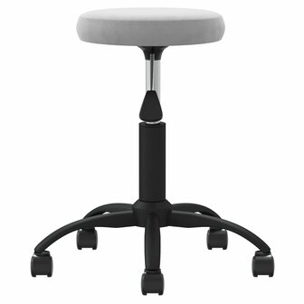 Massagekruk fluweel lichtgrijs 3