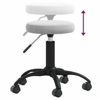 Massagekruk fluweel lichtgrijs 4