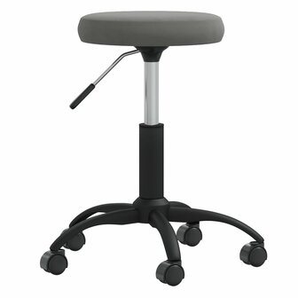 Massagekruk fluweel donkergrijs 1