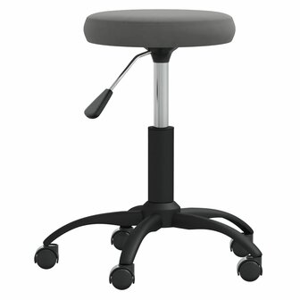 Massagekruk fluweel donkergrijs 2