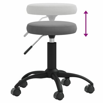 Massagekruk fluweel donkergrijs 4