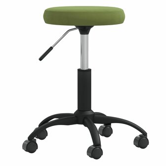 Massagekruk fluweel lichtgroen 1