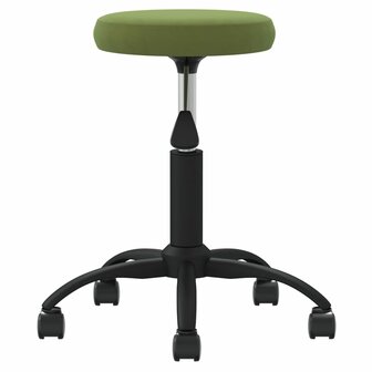 Massagekruk fluweel lichtgroen 3