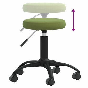 Massagekruk fluweel lichtgroen 4