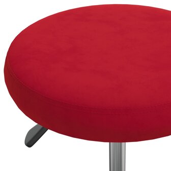 Massagekruk fluweel wijnrood 5