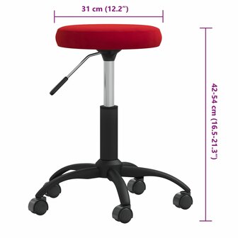 Massagekruk fluweel wijnrood 6