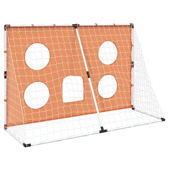 Kindervoetbaldoel met doelmat en bal 182x62x118 cm 7