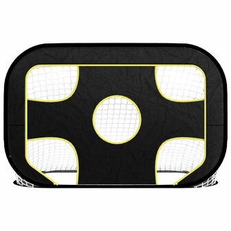 Voetbaldoel met doelwit 120x80x80 cm polyester 3