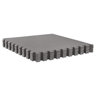 Vloermatten 50 pcs Grijs 18 m&amp;sup2; EVA Schuim 4