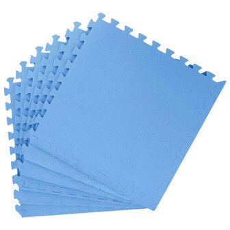 Vloermatten 12 pcs Blauw 4,32 m&amp;sup2; EVA Schuim 3