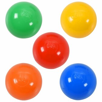 Kinderspeeltunnel met 250 ballen 175 cm polyester groen 9