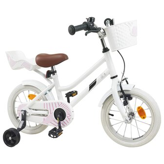 Kinderfiets 12 Inch voor 2-4 jaar oud Wit 2