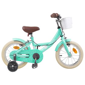 Kinderfiets 12 Inch voor 2-4 jaar oud Zeegroen 1