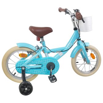 Kinderfiets 14 Inch voor 3-5 jaar oud Lichtblauw 3