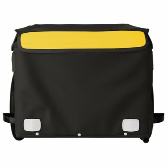 Fietstrailer 30 kg ijzer zwart en geel 6