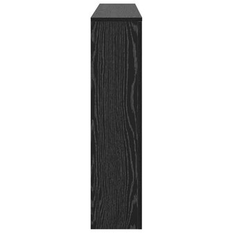 Radiatorafdekking Zwart Eiken 175 x 20 x 82 cm Bewerkt hout 5