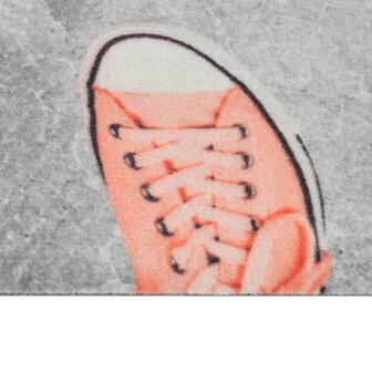 Keukenmat wasbaar shoezone-print 60x180 cm fluweel 4