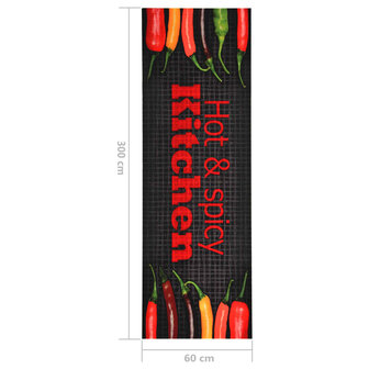 Keukenmat wasbaar Hot &amp; Spicy 60x300 cm 6
