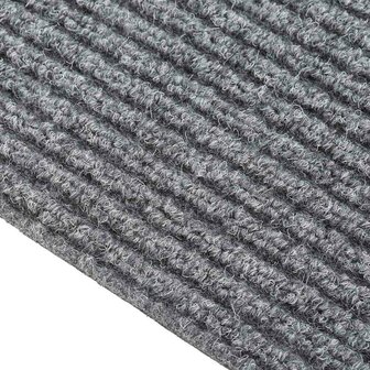 Droogloopmat 100x400 cm grijs 2