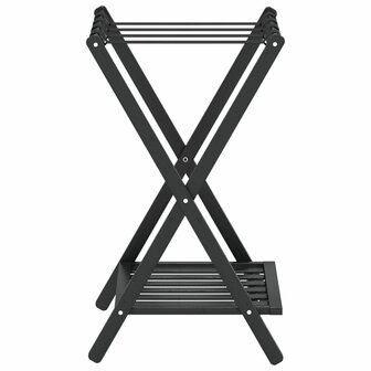 Bagagerek 68x38x58 cm bamboe zwart 4