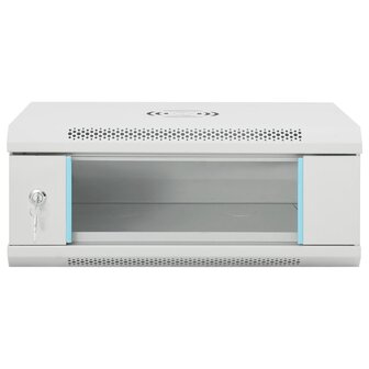 Netwerkkast wandgemonteerd 4U 19&amp;quot; IP20 53x40x21 cm 3