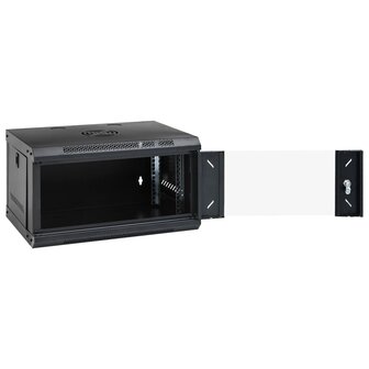 6U Wandgemonteerde Netwerkkast 19&amp;quot; IP20 53x40x30 cm 2