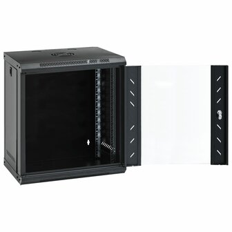 Netwerkkast wandgemonteerd 12U 19&amp;quot; IP20 53x40x60 cm 2