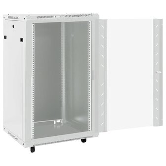 Netwerkkast met draaiwieltjes 18U 19&amp;quot; IP20 60x60x100 cm 2