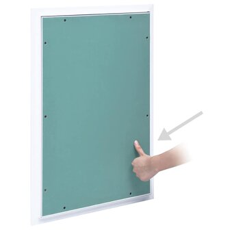 Toegangspaneel met aluminium frame en gipsplaat 300x600 mm 3