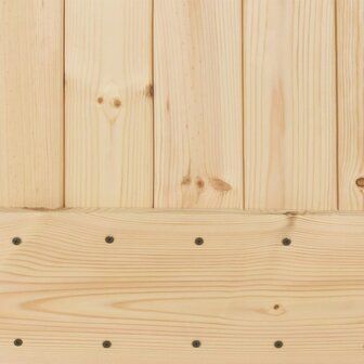 Schuifdeur Natuurlijk en Wit 70 x 210 cm Massief Grenenhout 7