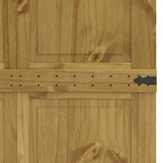 Schuifdeur Corona HoningBruin 90 x 210 cm Massief grenenhout 5