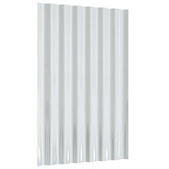 Dakpanelen 12 st 60x36 cm gegalvaniseerd staal groen 5