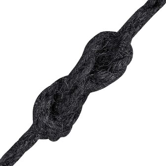 Jute Touw 2 pcs 2 Zwart 100% Tossa jute 3