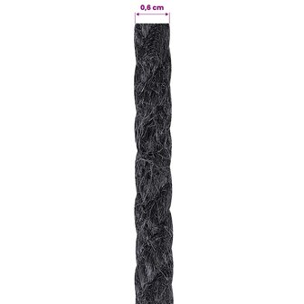 Jute Touw 6 Zwart 100% Tossa jute 5