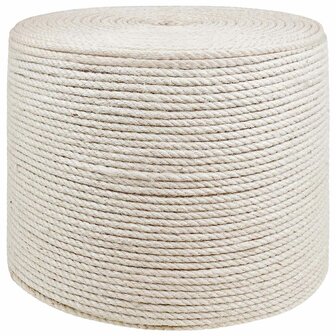 Jute Touw 4 Wit 100% Tossa jute 1
