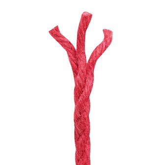 Jute Touw 2 pcs Rood 100% Tossa jute 4