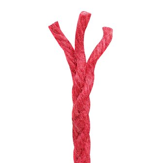 Jute Touw Rood 100% Tossa jute 4