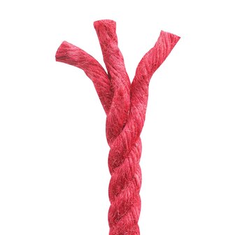 Jute Touw Rood 100% Tossa jute 4
