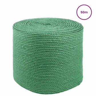 Jute Touw Groen 100% Tossa jute 2
