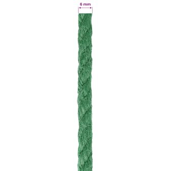 Jute Touw Groen 100% Tossa jute 5