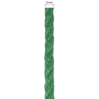 Jute Touw Groen 100% Tossa jute 5