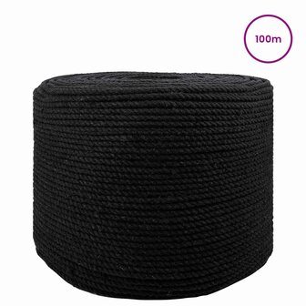 Touw 2 pcs Zwart Katoen 2