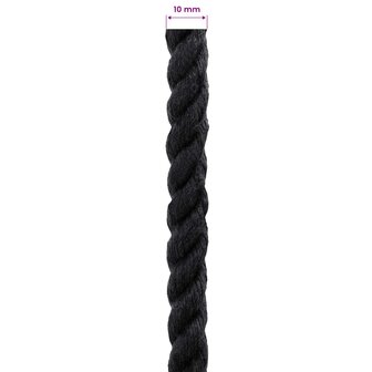 Touw Zwart 1 x 1 x 2500 cm Katoen 5