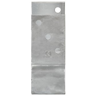 Grondankers 12 st 14x6x15 cm gegalvaniseerd staal zilverkleurig 4