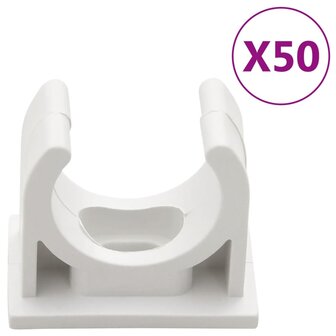 Kabelgoten met klemmen &amp;Oslash;20 mm 30 m PVC 4