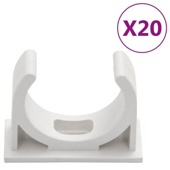 Kabelgoten met klemmen &amp;Oslash;30 mm 10 m PVC 4