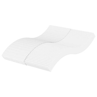 Schuimmatras hardheid H2 H3 120x210 cm wit 1