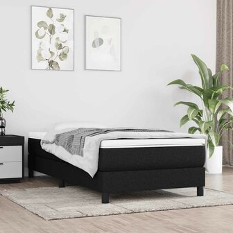 Pocketveringmatras voor kinderen medium 80x160 cm stof zwart 1