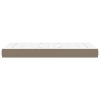 Pocketveringmatras voor kinderen medium 80x160 cm stof taupe 4